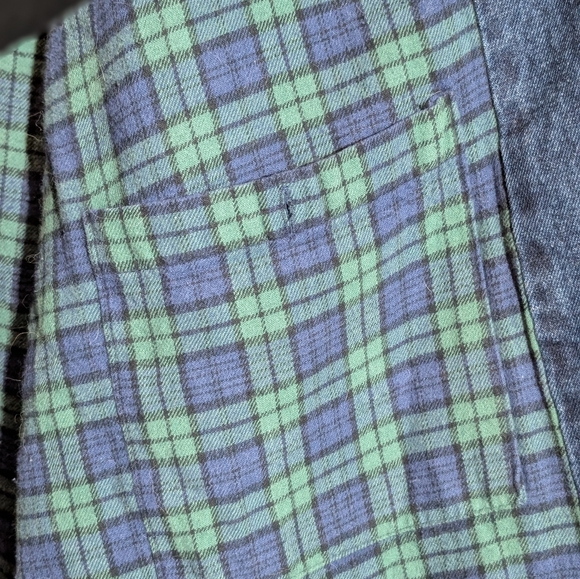 Vintage Lee Valley Made In Ireland Chore Coat, Size:XXL, Color:Blue - Picture 5 of 8